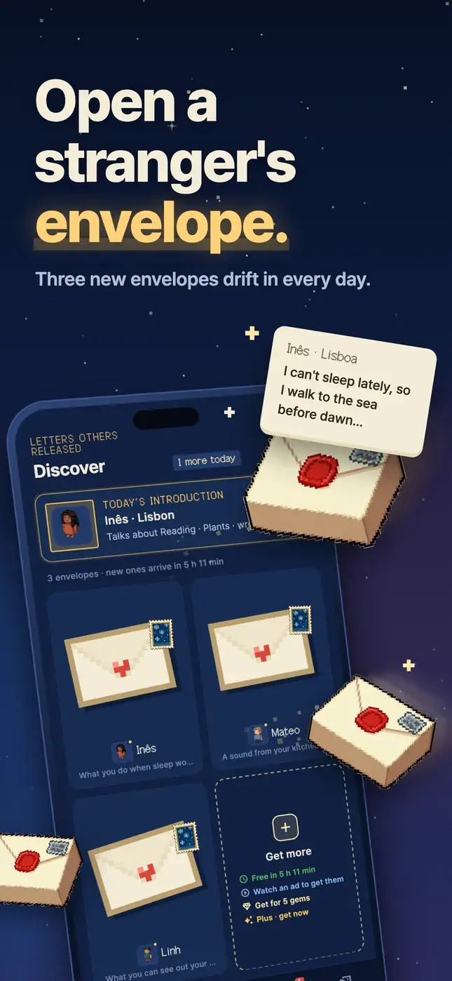 Open a stranger's envelope.