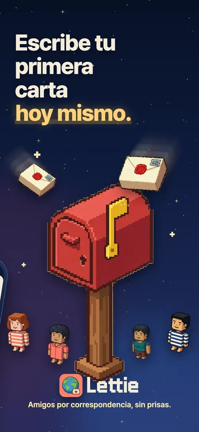 Escribe tu primera carta hoy mismo.
