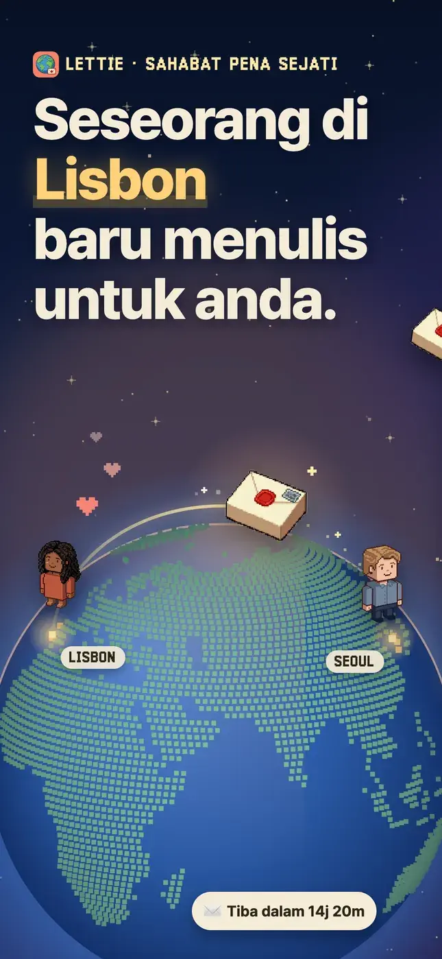 Seseorang di Lisbon baru menulis untuk anda.