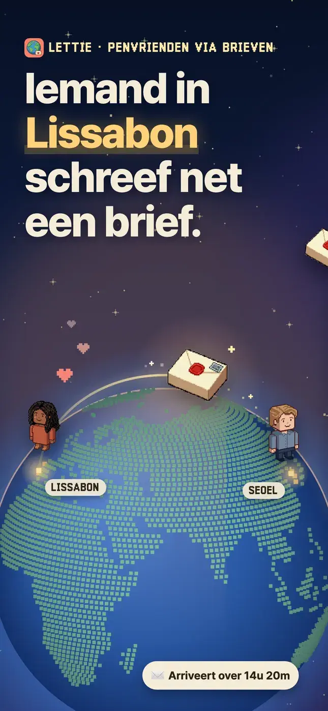 Iemand in Lissabon schreef net een brief.