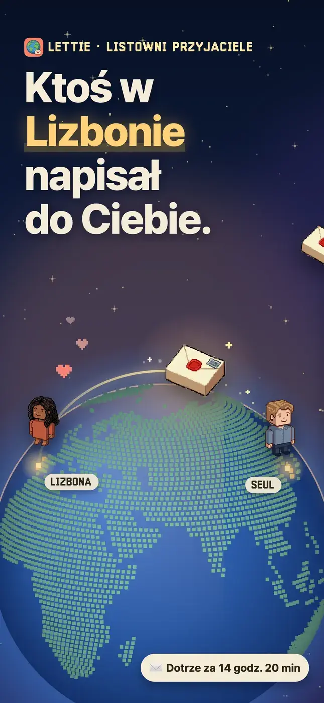 Ktoś w Lizbonie napisał do Ciebie.