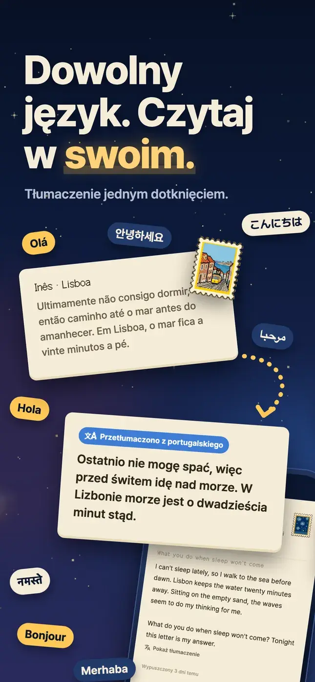 Dowolny język. Czytaj w swoim.