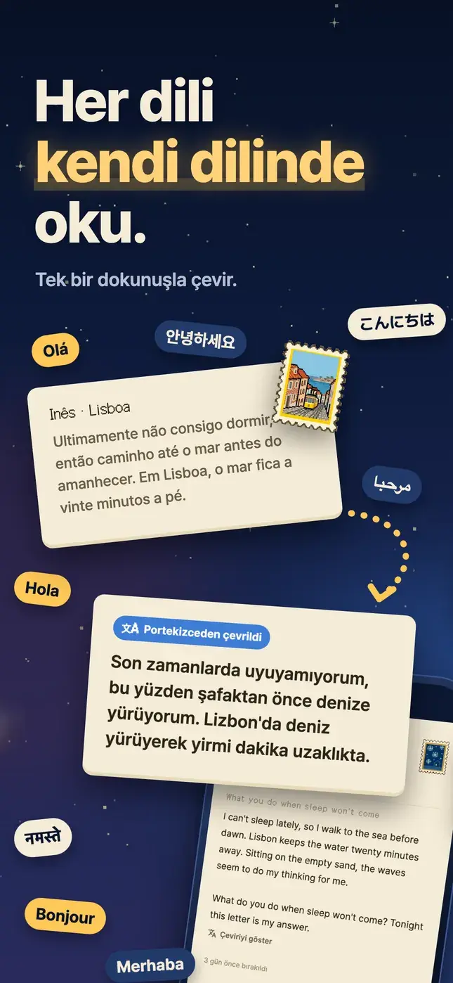 Her dili kendi dilinde oku.