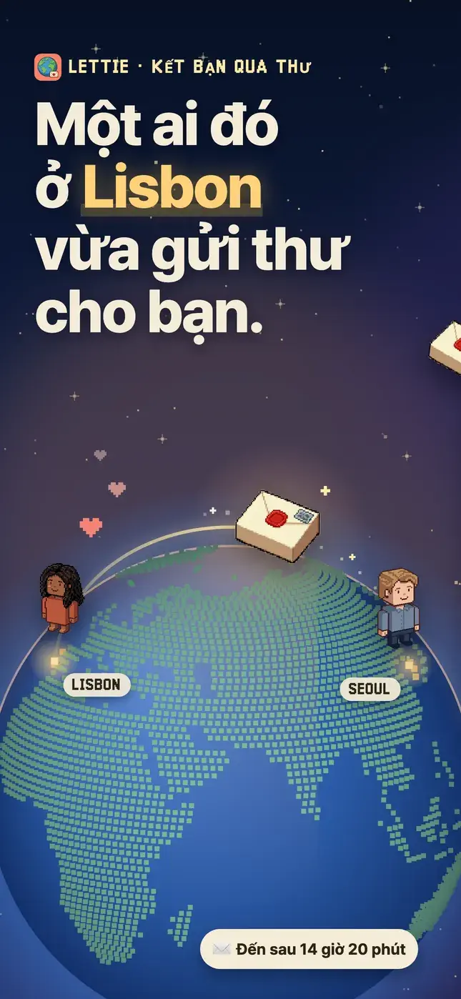 Một ai đó ở Lisbon vừa gửi thư cho bạn.