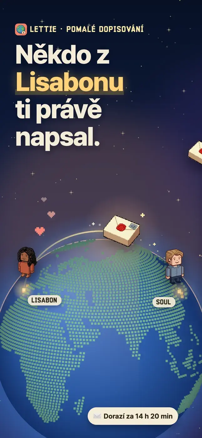 Někdo z Lisabonu ti právě napsal.