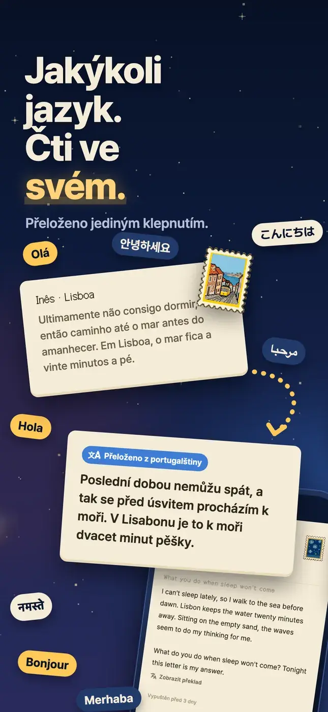 Jakýkoli jazyk. Čti ve svém.