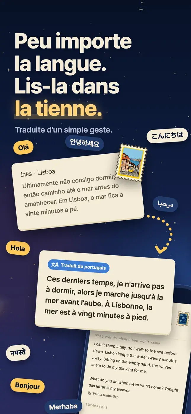 Peu importe la langue. Lis-la dans la tienne.
