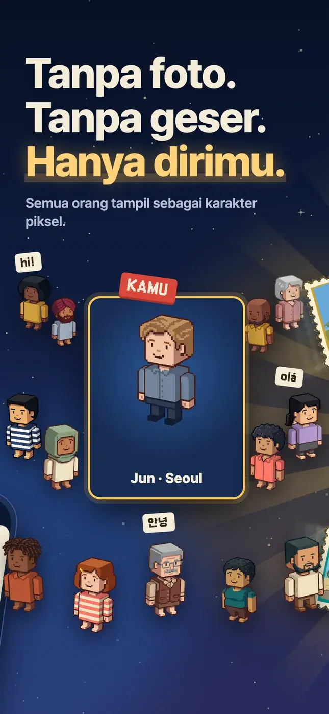 Tanpa foto. Tanpa geser. Hanya dirimu.