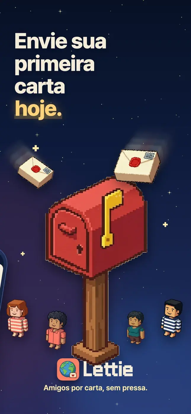 Envie sua primeira carta hoje.